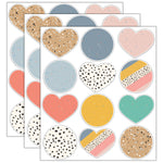 Carson Dellosa Education We Belong Jumbo Hearts & Dots Cut-Outs, 12/Pack, 3 Packs/Bundle (CD-120650-3)