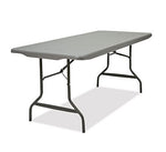 Iceberg IndestrucTable Commercial Folding Table, Rectangular, 72" x 30" x 29", Charcoal Top (ICE65527)