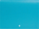U Brands U-Eco Poly Expandable Folder, 13-Pocket, Letter Size, Ocean Blue (6594U01-12)
