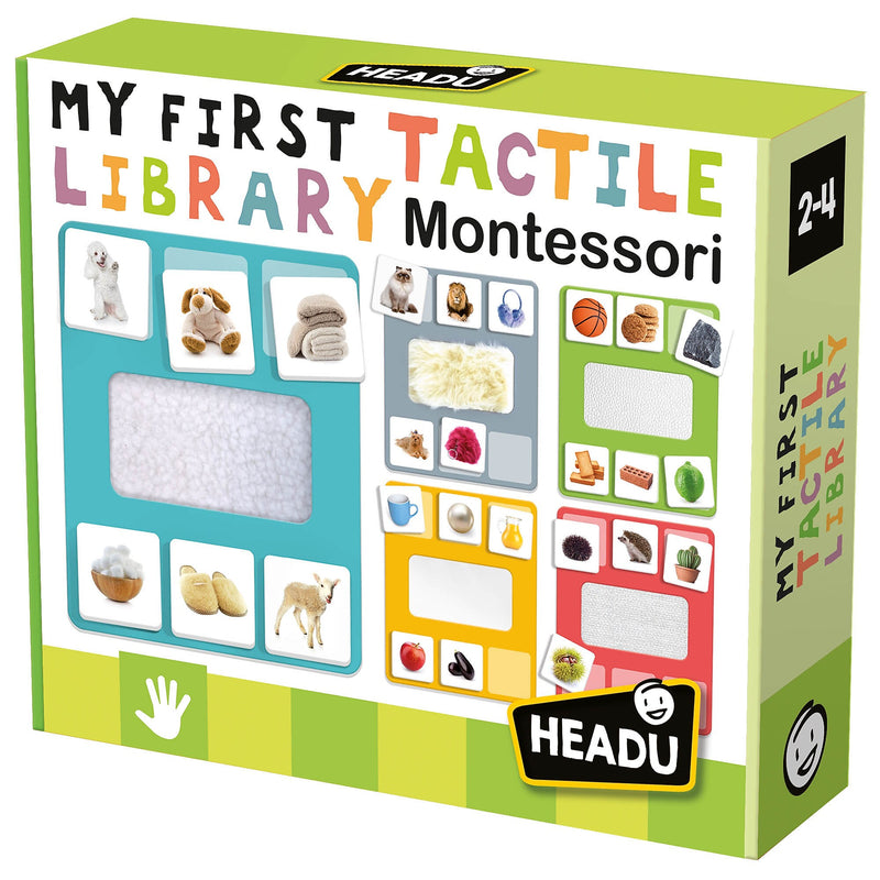 Headu Montessori My First Tactile Library (HDUMU54341)