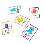 Junior Learning Rainbow Phonics Alien Word Cards, Non-Words, 148/Set (JRLRP109)