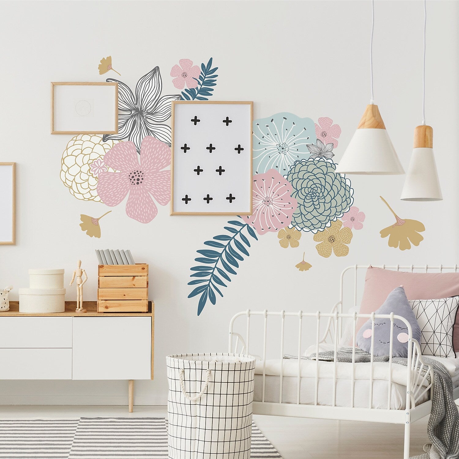 York Wallcoverings Perennial Blooms Giant Contemporary Decals, Botanical (RMK4643GM)