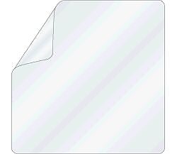 Unishield Clear Label Protector, 4" x 4-7/8"