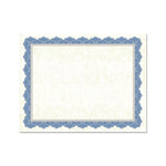 Royal Consumer Drama Blue Silver Certificates, White/Blue, 15/Pack (GEO47849)