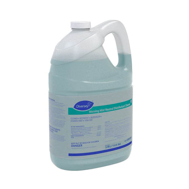 Diversey Morning Mist Neutral Disinfectant Cleaner, Fresh, 1 Gallon