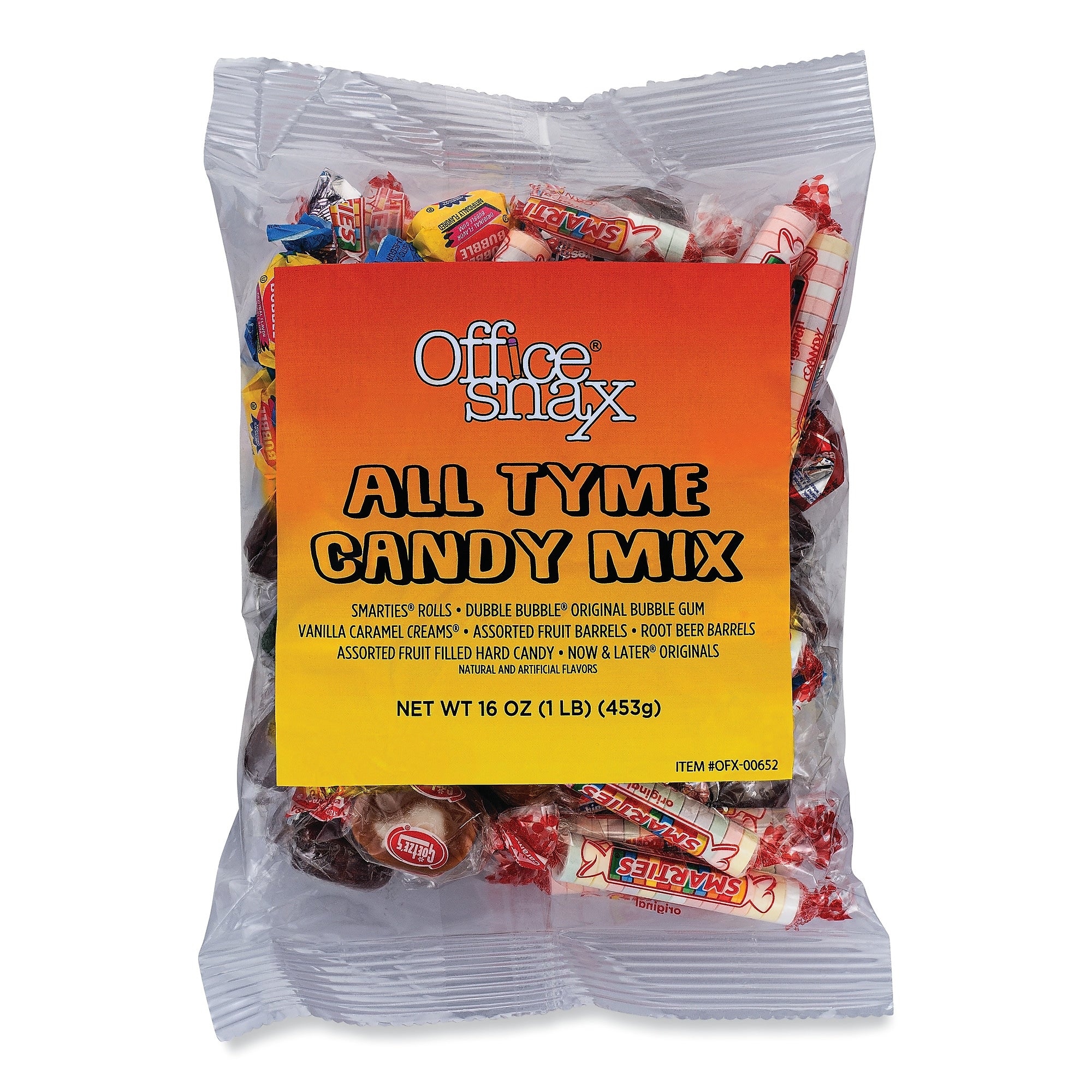 Office Snax® Candy Assortments, All Tyme Candy Mix, 1 lb Bag