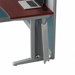 Bush Business Furniture Office in an Hour 63"H x 65"W Cubicle Workstation, Hansen Cherry (WC36492-03STGK)