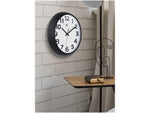 Infinity Instruments Wall Clock, 10.75"Dia. (20296BK-WH)