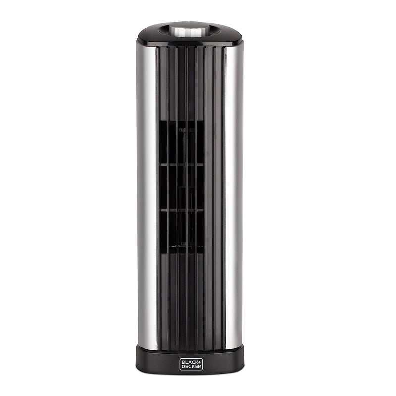 Black & Decker 14" Oscillating Tower Fan, 3-Speed, Black (BFT114)