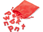 hand2mind Rainbow Lowercase Magnetic Letters, 42/Set, 6 Sets/Pack (96160)