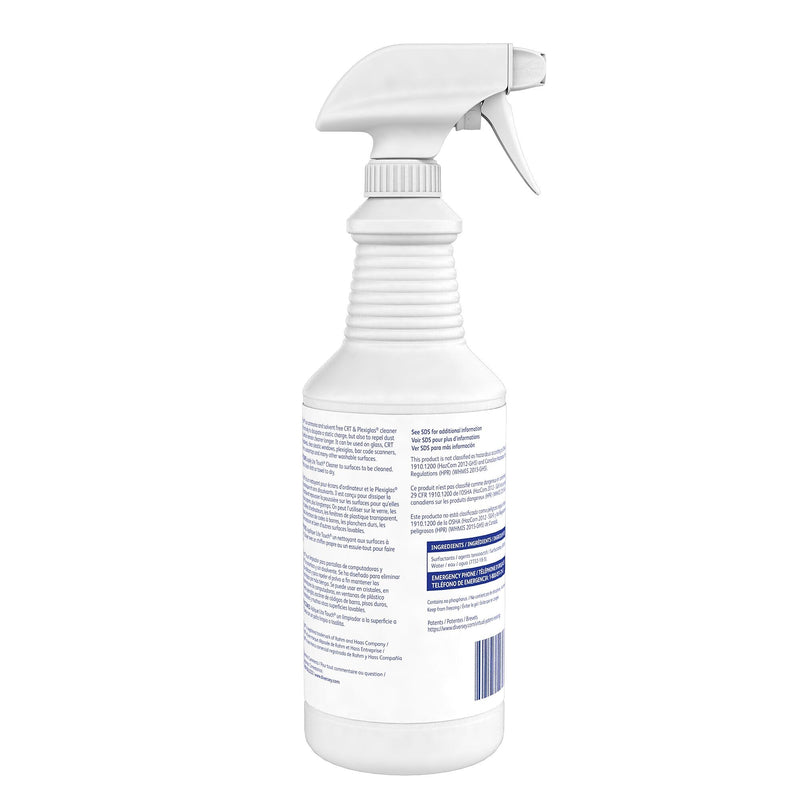 Lite Touch CRT and Plexiglass Surface Cleaner, 32 Oz., 12/Carton (03970.)