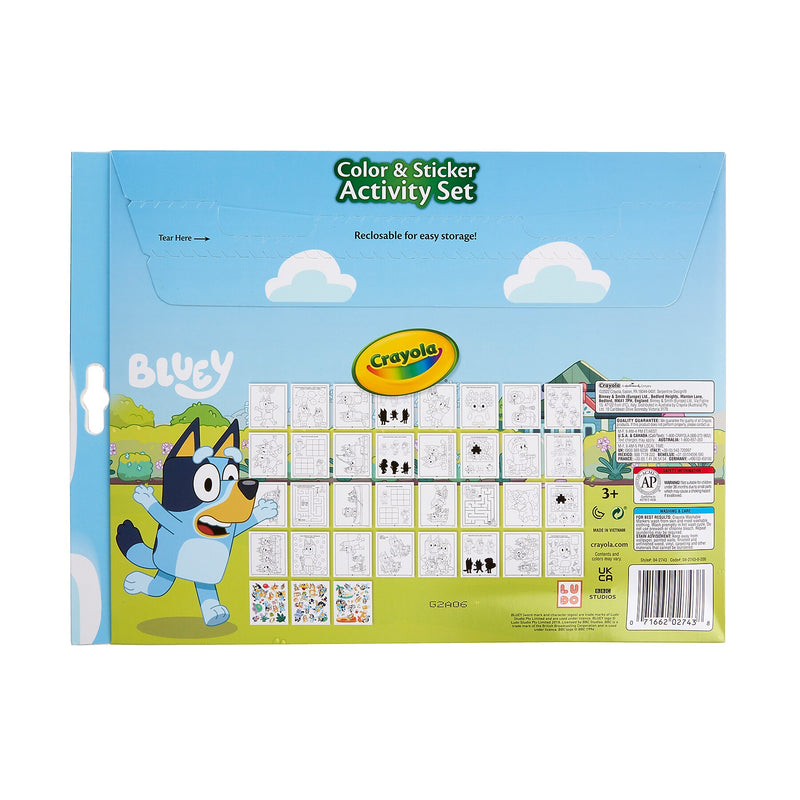Crayola Color & Sticker: Bluey Activity Book, 3 Sets/Bundle (BIN042743-3)