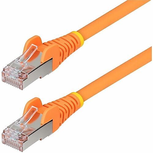 StarTech 6 ft. CAT-6a Ethernet Cable, 27AWG, Orange (NLOR-6F-CAT-6a-PATCH)