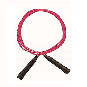Champion Sports Licorice Speed Rope, 7 ft, Red Handle
