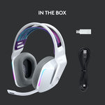 Logitech G Series G733 Wireless Over-the-Ear Gaming Headset, White (981-000882)
