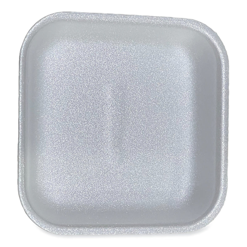 GEN Meat Trays, #1, 5.38 x 5.38 x 1.07, White, 500/Carton