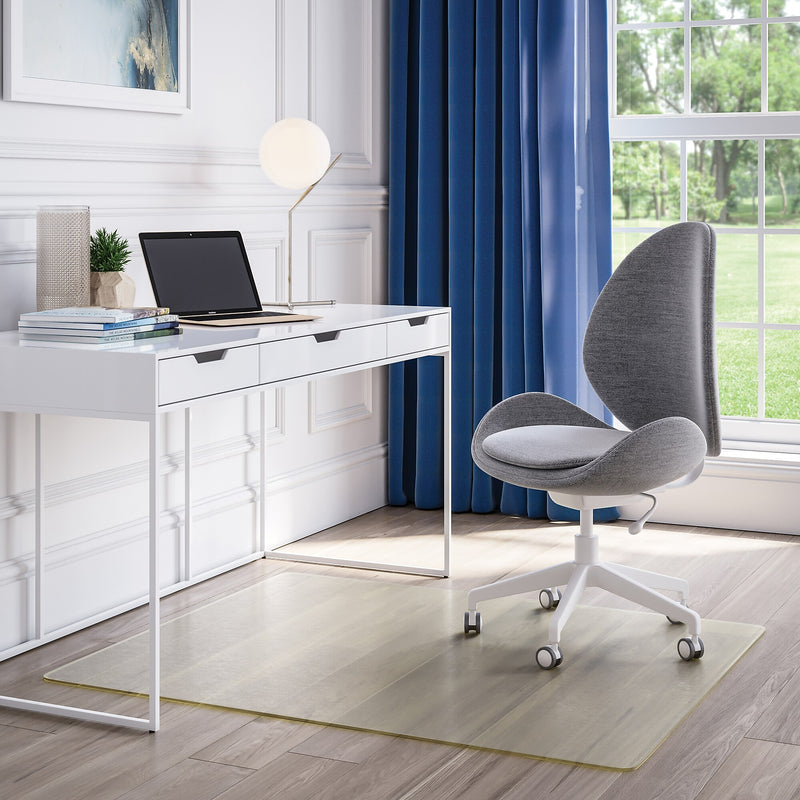 Deflect-O OceanMat Hard Floor Chair Mat, 36" x 48", Clear Plastic (CM2G142OCB)