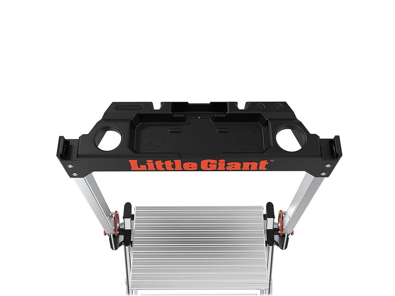 Little Giant Ladders Jumbo Step 2.5' Aluminum Step Ladder, 375 lb. Capacity (11902)