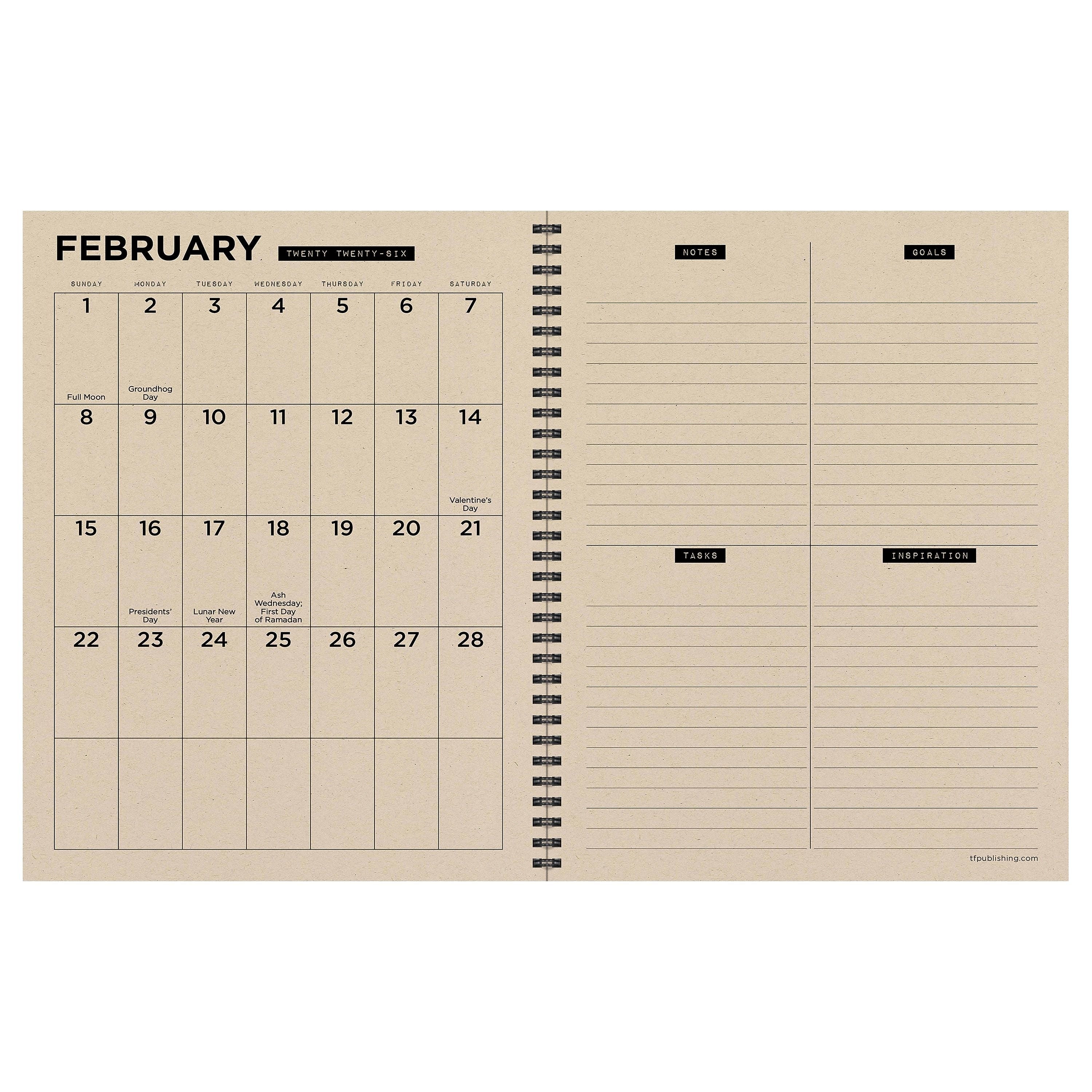 2026 TF Publishing Growing Helios 9" x 11" Weekly & Monthly, Paperboard Cover, Multicolored (26-9702)