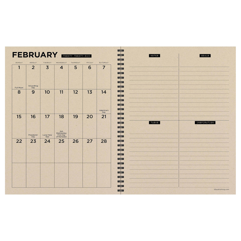 2026 TF Publishing Growing Helios 9" x 11" Weekly & Monthly, Paperboard Cover, Multicolored (26-9702)