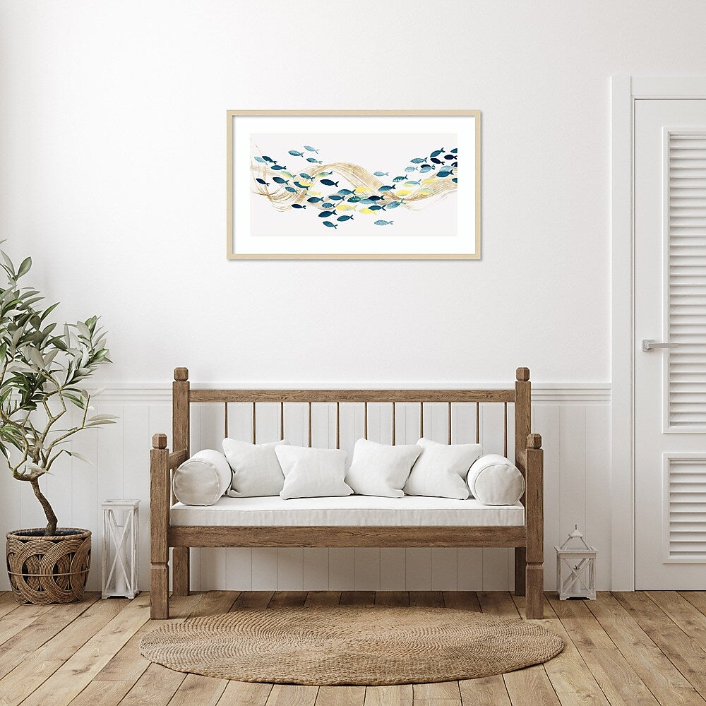 Amanti Art Under Water Sea Life by Isabelle Z Wood Framed Wall Art Print, 41" x 24" (A42675536683)