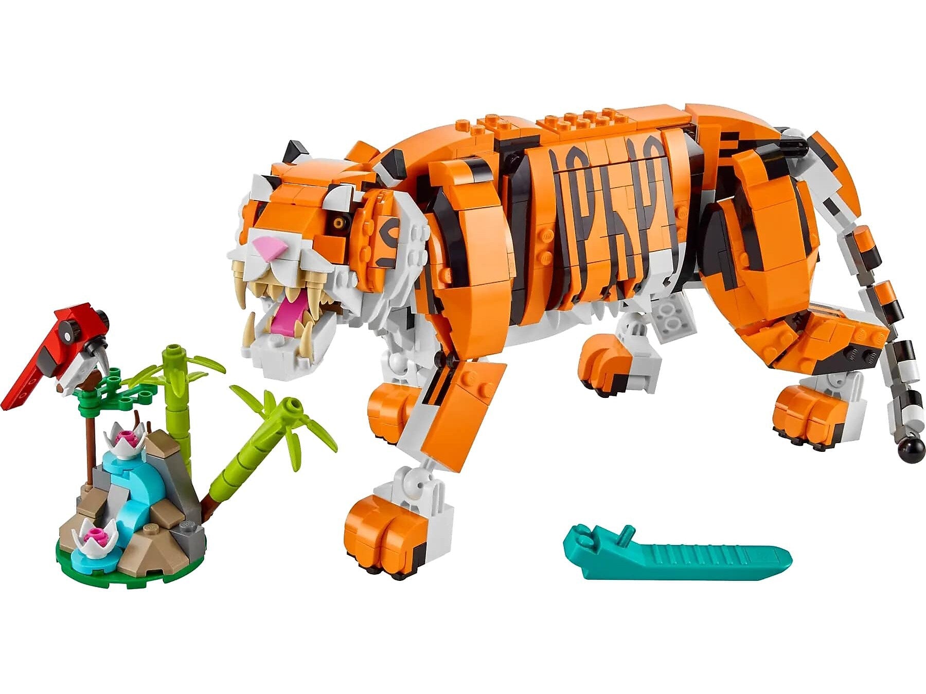 LEGO Creator 3-in-1 Majestic Tiger Building Set (31129)