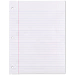 Mead Wide Ruled Filler Paper, 8" x 10.5", 3-Hole Punched, 200 Sheets/Pack (15200)
