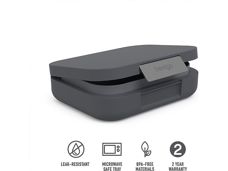 bentgo Modern Lunch Box, Dark Gray, 44 oz. (BGOMDN-DG)
