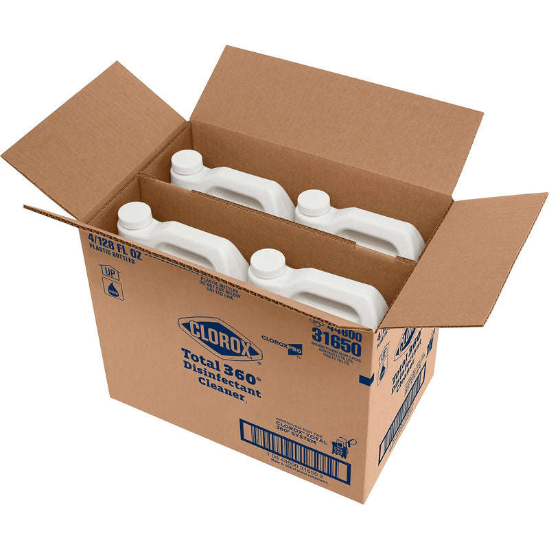 CloroxPro Clorox Total 360 Disinfectant Cleaner, 128 oz., 4/Carton (31650)