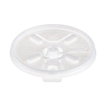 Dart Liftn'lock Lids 10-14oz Cups, Translucent, 100/Sleeve, 10 Sleeves/Carton (12FTLS)