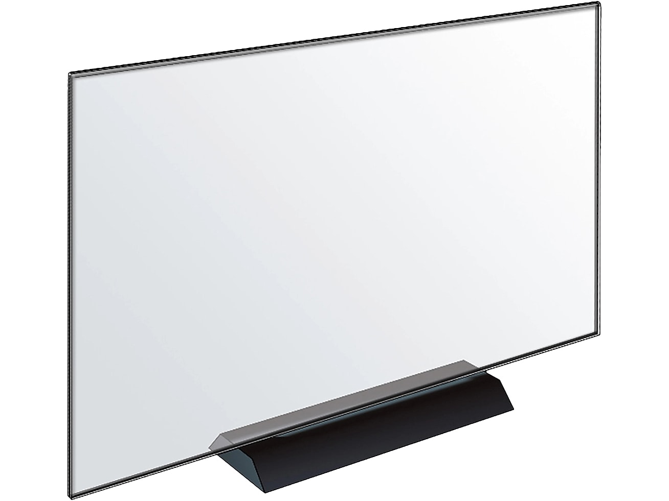 Azar Sign Holder, 17" x 12.125", Horizontal, Freestanding, Clear, Acrylic, 2/Pack (108808)