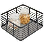mDesign Steel Organizer, Matte Black (25932)
