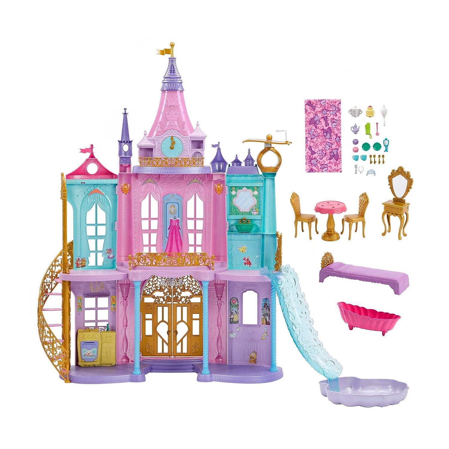 Mattel Disney Princess Magical Adventures Castle Dollhouse (HLW29)