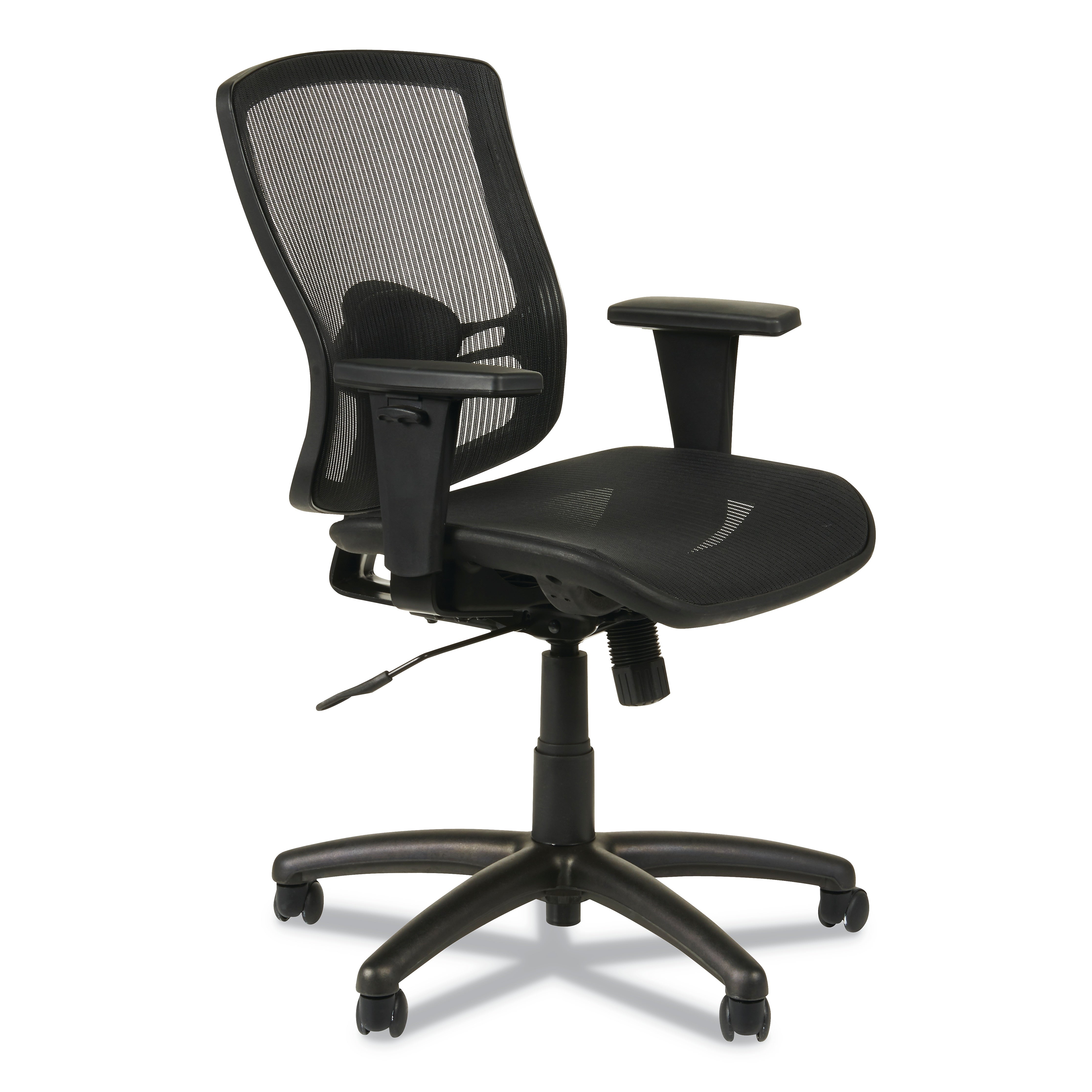Alera Etros Series Mesh Back Fabric Task Chair, Black (ALEET4218)