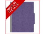 Medical Arts Press Pressboard Classification Folder, 2-Dividers, 2" Expansion, Letter Size, Purple, 10/Box (DV-T42-26-3PRP-PKT)