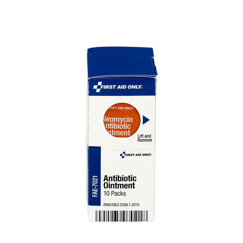 SmartCompliance First Aid Only Antibiotic Ointment Refill Packets, 0.03 oz., 10/Box (FAE-7021)
