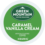 Green Mountain Caramel Vanilla Cream Coffee Keurig® K-Cup® Pods, Light Roast, 96/Carton (GMT6700CT)