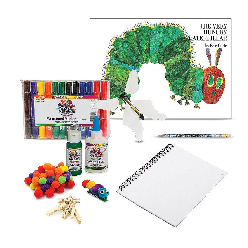 S&S Very Hungry Caterpillar Creative Reads Book & Activity Kit Manipulative (LR4561)