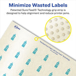 Avery Laser/Inkjet Round Multipurpose Labels, 0.5" Dia., Ivory, 3850 Labels/Pack (94503)