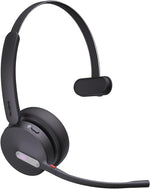 Yealink WH64 Hybrid Mono Wireless Noise Canceling Bluetooth Headset, USB-C, MS Certified (1208687)