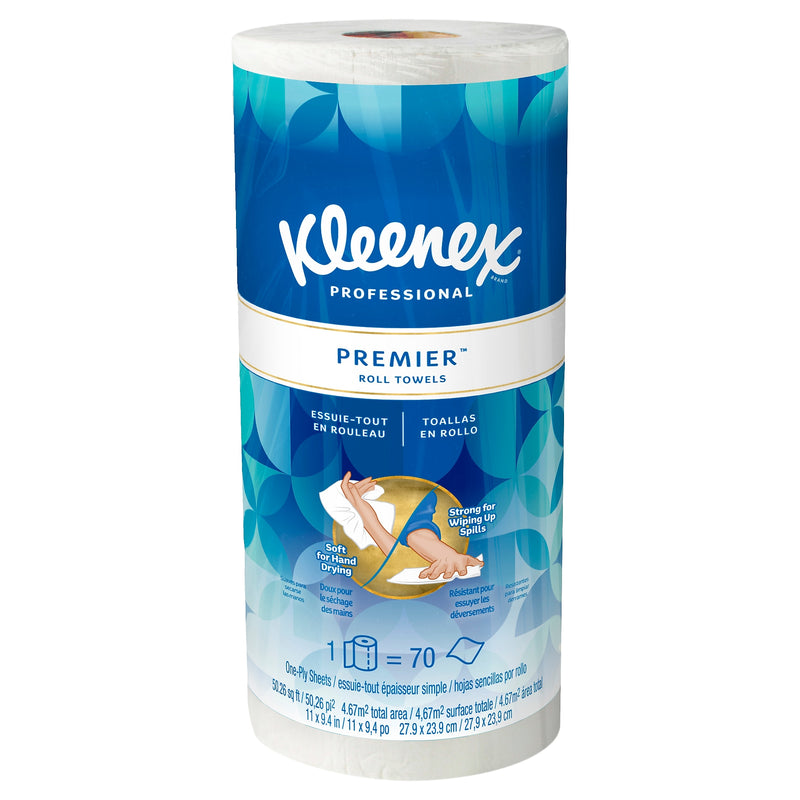 Kleenex Premiere Paper Towels, 1-ply, 70 Sheets/Roll, 24 Rolls/Pack (13964)