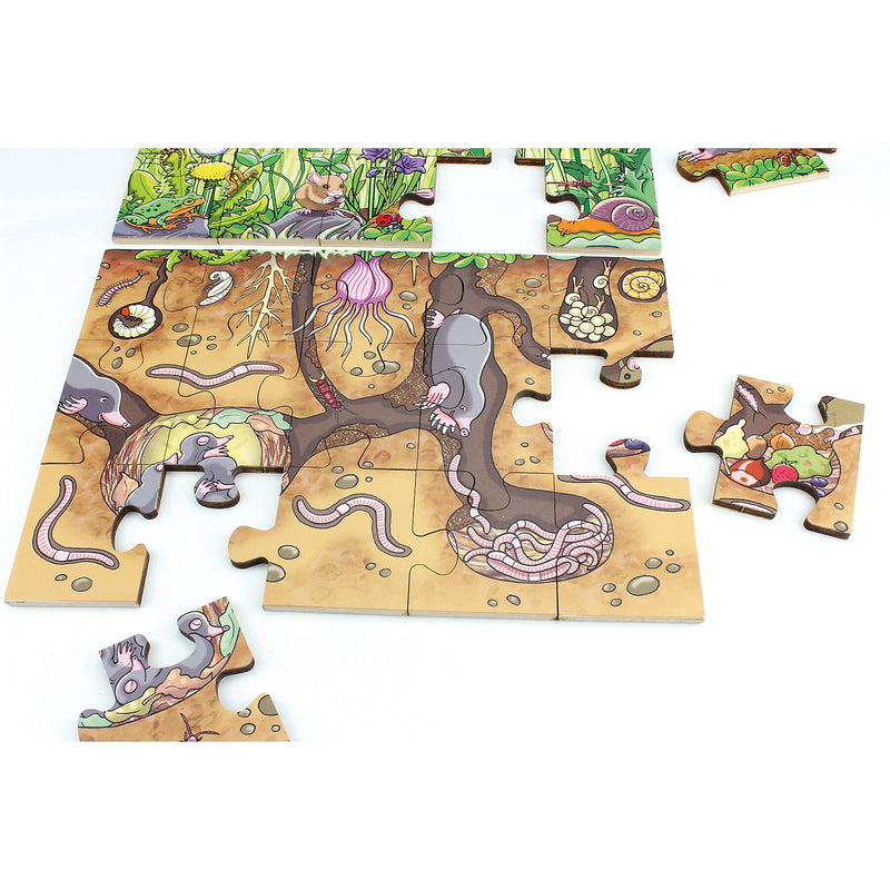Beleduc 45-Piece Chunky Floor Puzzle (PLWB16212)