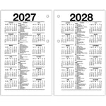 2026 AT-A-GLANCE 6" x 3.5" Daily Calendar Refill Pages, White/Black (E717R-50-26)