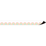 Teacher Created Resources Pastel Pop Rainbows Magnetic Border, 1.5" x 2', 12/Pack, 2/Bundle (TCR77574-2)