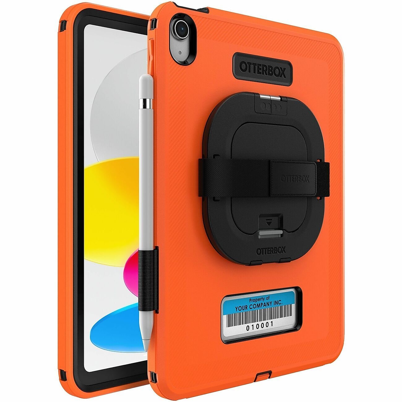 OtterBox Defender Polycarbonate/Silicone 10.9" Rugged Carrying Case for iPad 10th Generation, Orange (77-96988)