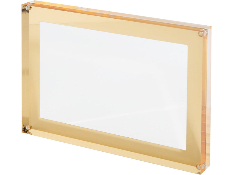 Russell+Hazel 4" x 6" Picture Frame, Acrylic, Gold/Clear (55715)