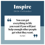 2026 TF Publishing 12" x 17" TF Publishing 7" x 7" Inspire Mini Calendar 26-2107