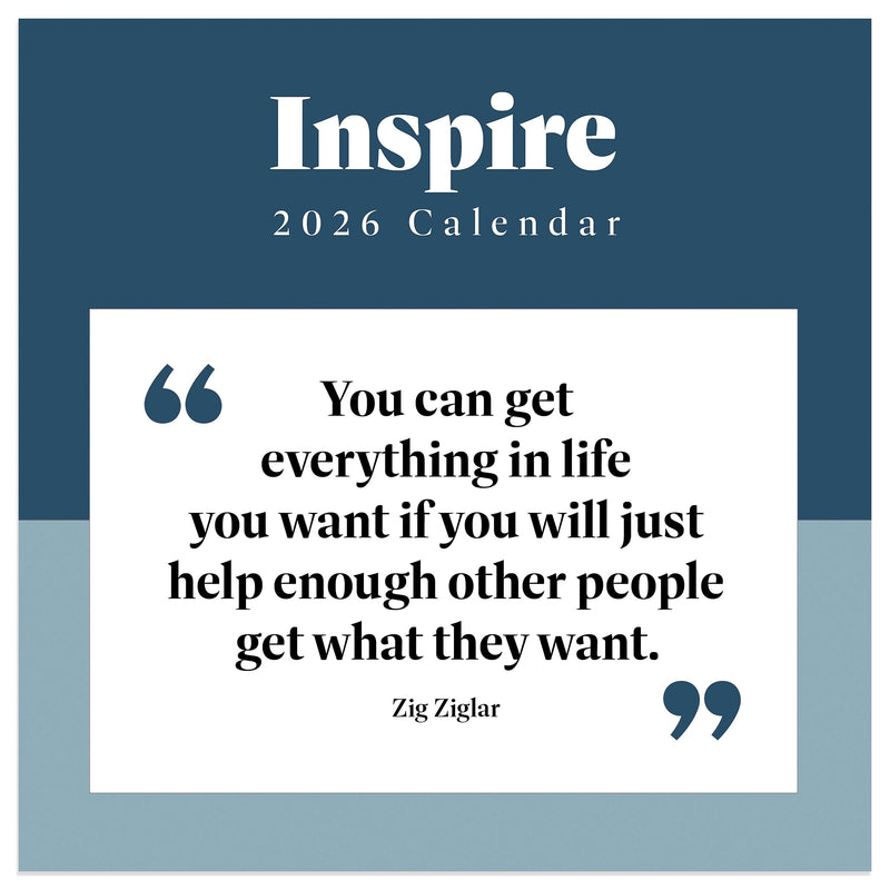 2026 TF Publishing 12" x 17" TF Publishing 7" x 7" Inspire Mini Calendar 26-2107
