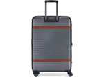 Bugatti Wellington 30" Hardside Suitcase, 8-Wheeled Spinner, TSA Checkpoint Friendly, Silver (HLG5128-Pewter)
