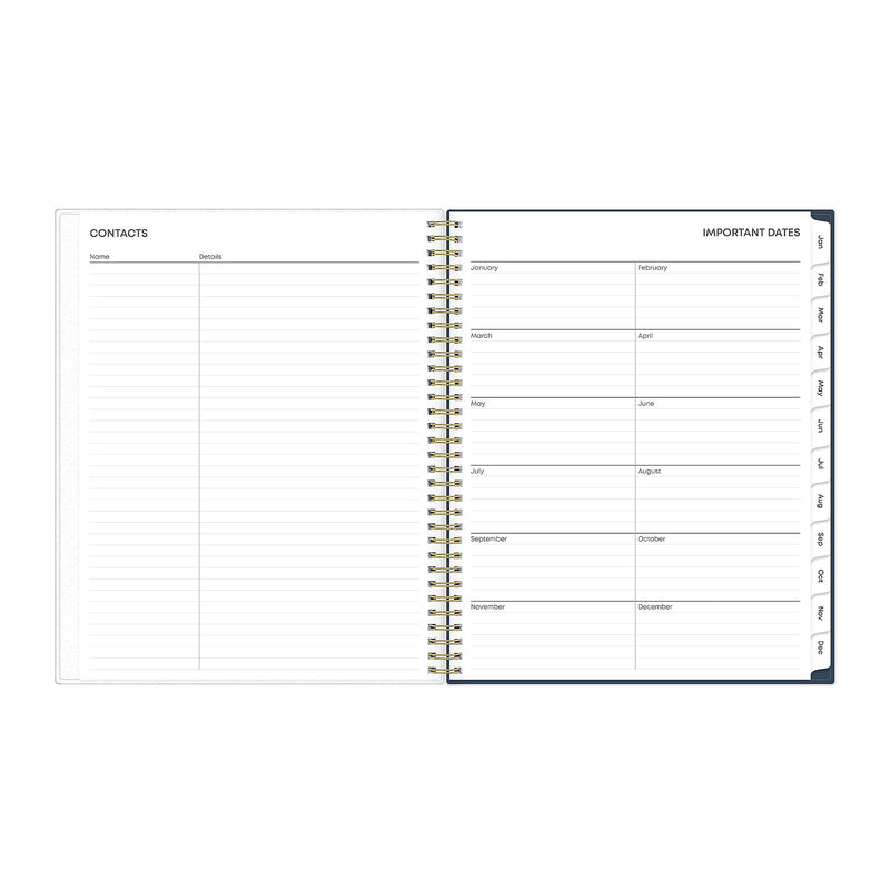 2026 Blue Sky Ashlyn 8.5" x 11" Calendar Year Weekly & Monthly Planner, Plastic Cover, Multicolored (143957-26)